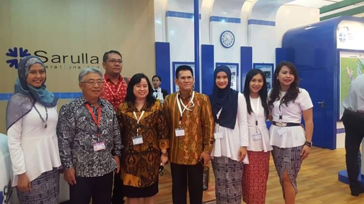 Foto bersama di booth Sarulla 2016